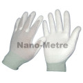 NMSAFETY PU recubiertos con guantes de palma esd